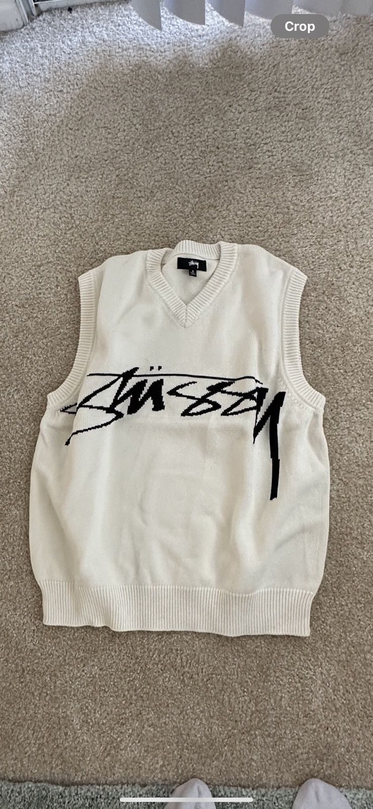 Designer × Stussy Stussy Knitted Vest Grailed