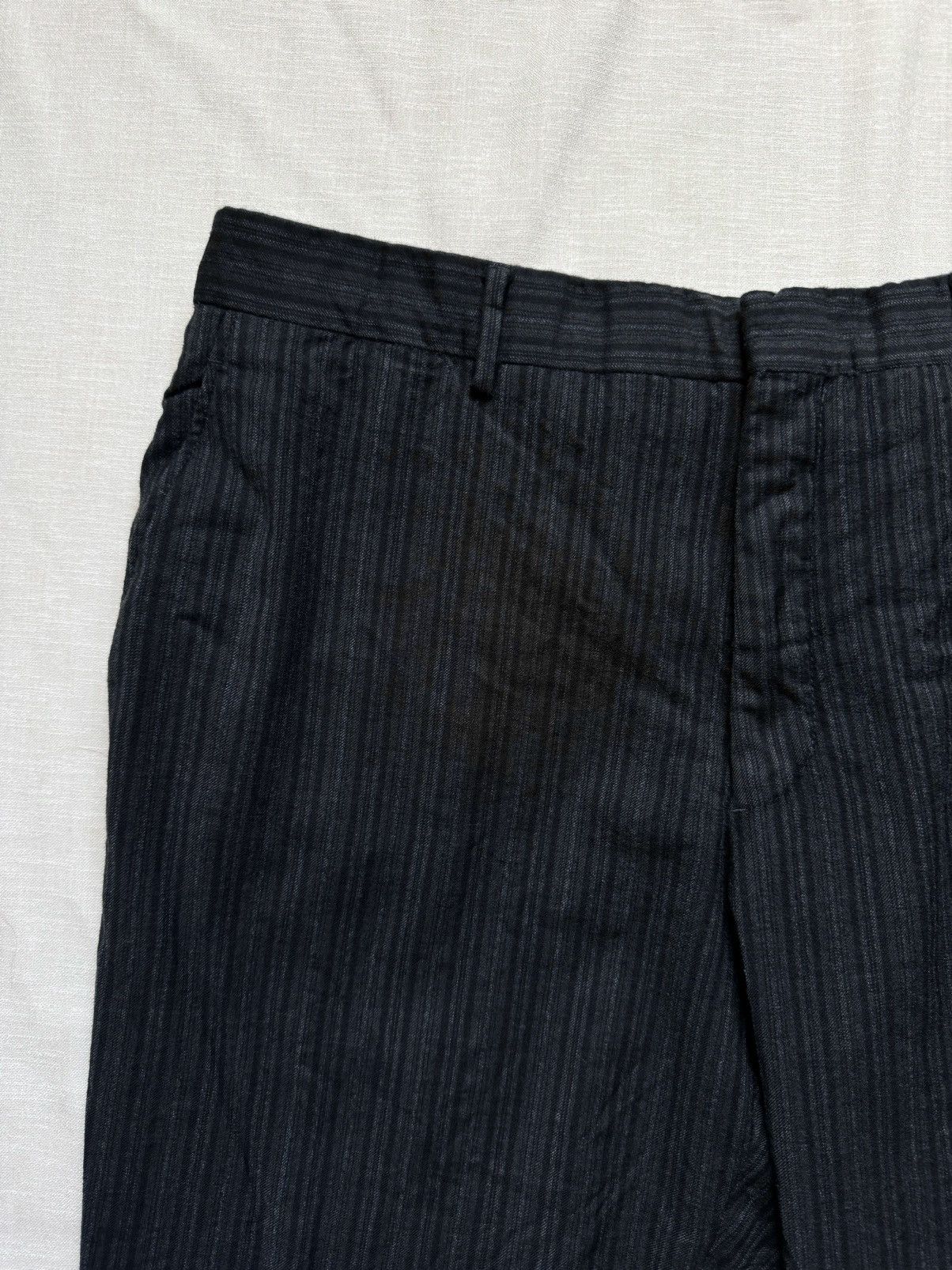 Miu Miu Wool Pinstripe Trousers Size US 31 - 2 Thumbnail
