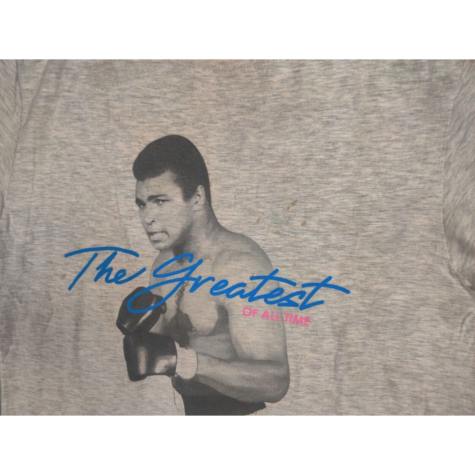 Other Muhammad Ali Shirt Adult Mens Medium Gray Blue The Greatest Size US M / EU 48-50 / 2 - 14 Thumbnail