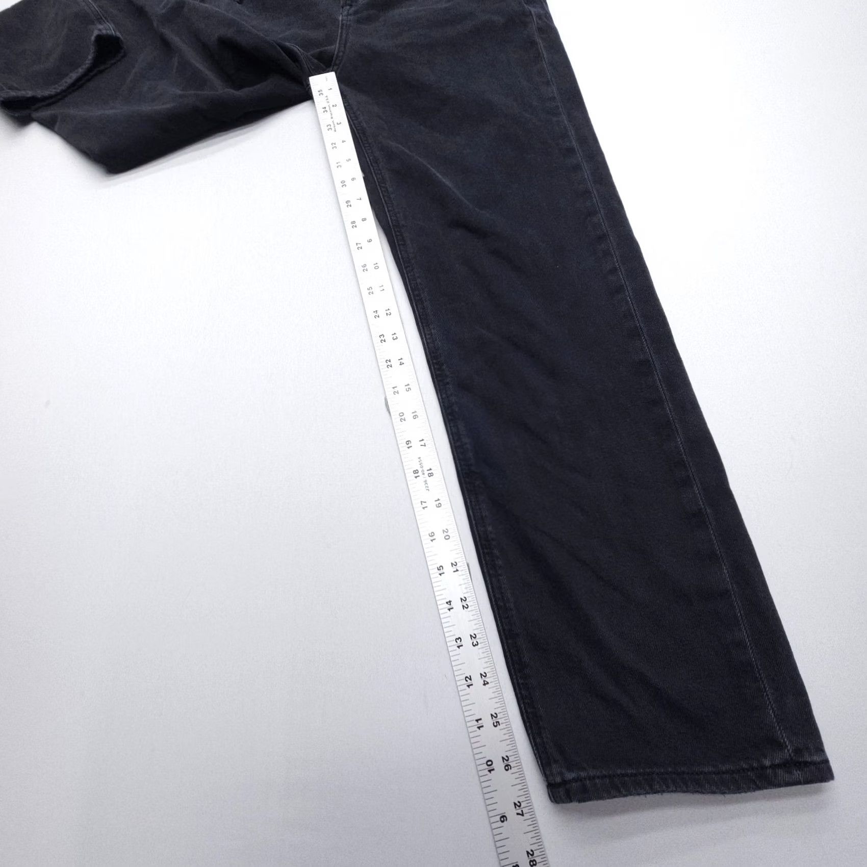 American Eagle Outfitters American Eagle Highest Rise Jeans Black 27" Inseam 90s Boyfriend Size 2 Denim Cotton Size 26" / US 2 / IT 38 - 5 Thumbnail