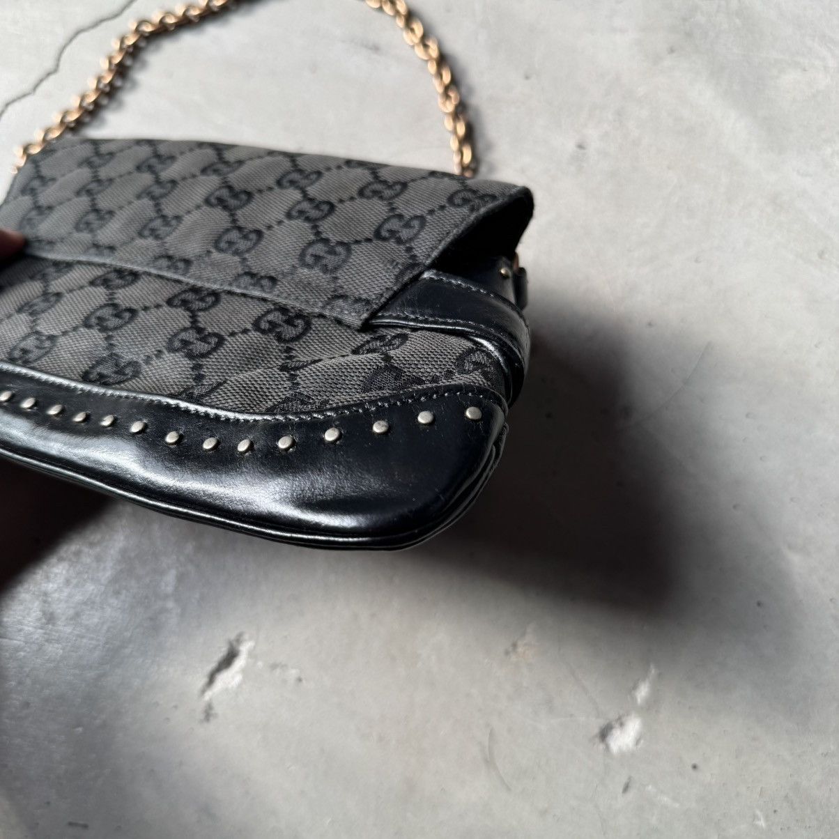 Gucci × Tom Ford Gucci Horsebit large clutch bag Black Size ONE SIZE - 6 Thumbnail