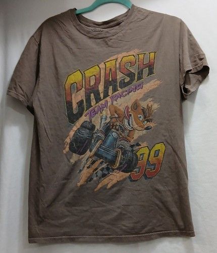 Other Crash Bandicoot Team Racing Graphic Tee Brown M Size US M / EU 48-50 / 2 - 1 Thumbnail