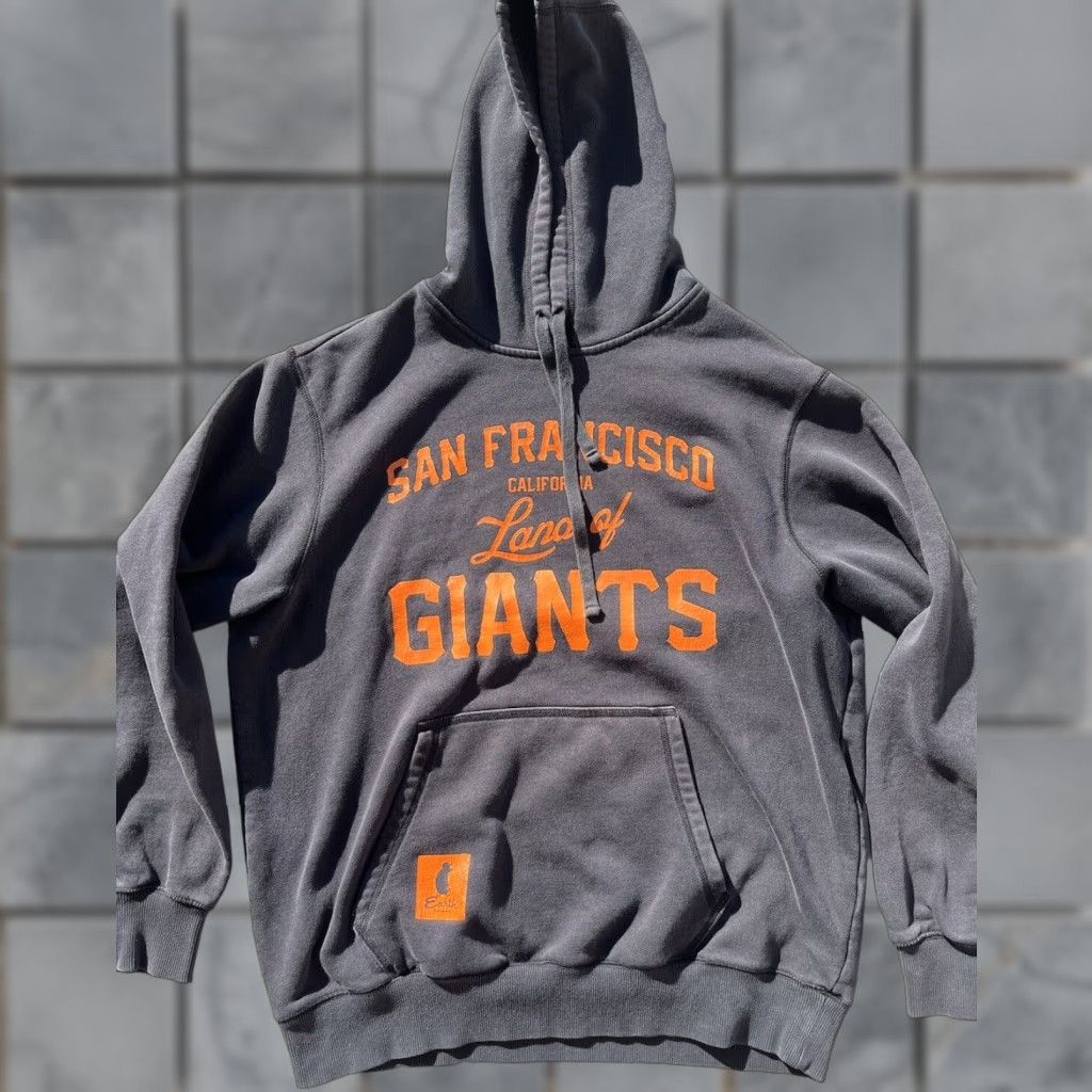 Vintage Earth Playground Hoodie Men San Francisco Giants Black Spell-Out L SF MLB West Coast Size US L / EU 52-54 / 3 - 1 Thumbnail