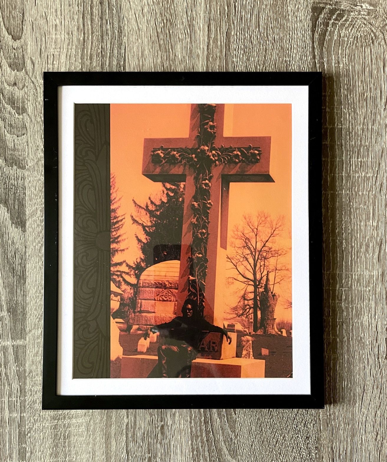 Chrome Hearts × Vintage Chrome Hearts big cross 9x11 magazine cutout Framed poster Size ONE SIZE - 1 Thumbnail