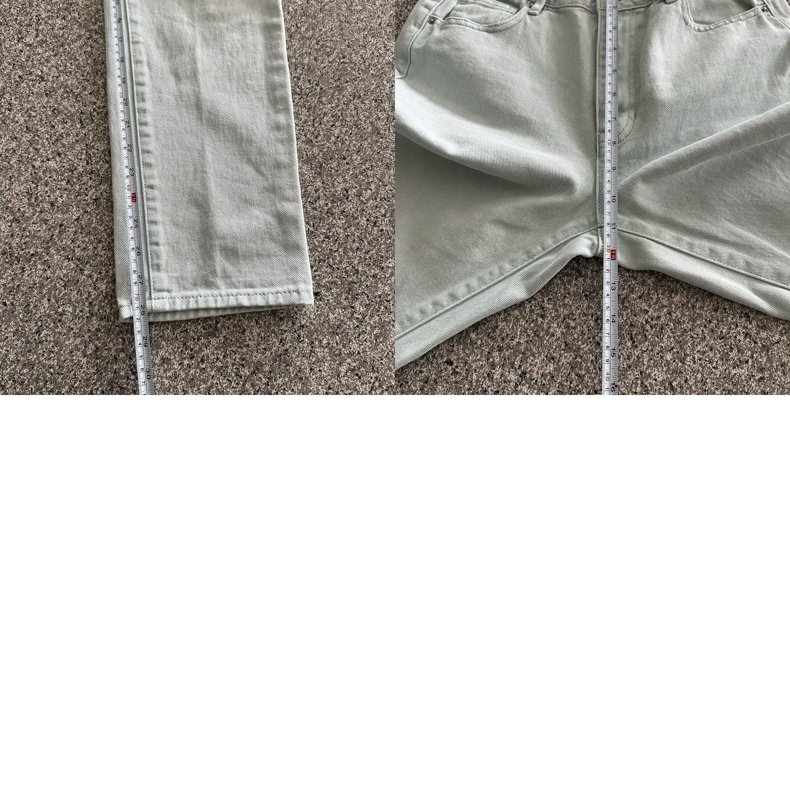 Pacsun Pacsun Jeans Women’s 26x28 High Rise Mom Mint Green Cotton Denim Relaxed Taper Size 26" / US 2 / IT 38 - 8 Thumbnail