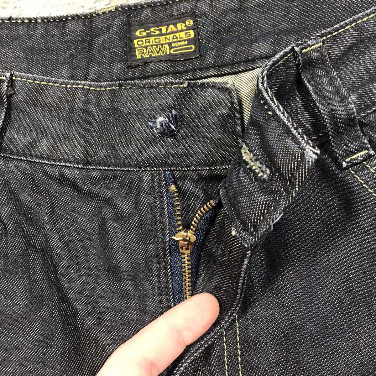 Vintage Vintage 90s G-Star Distressed Baggy Jeans Grunge Skate 33 Size US 33 - 4 Thumbnail