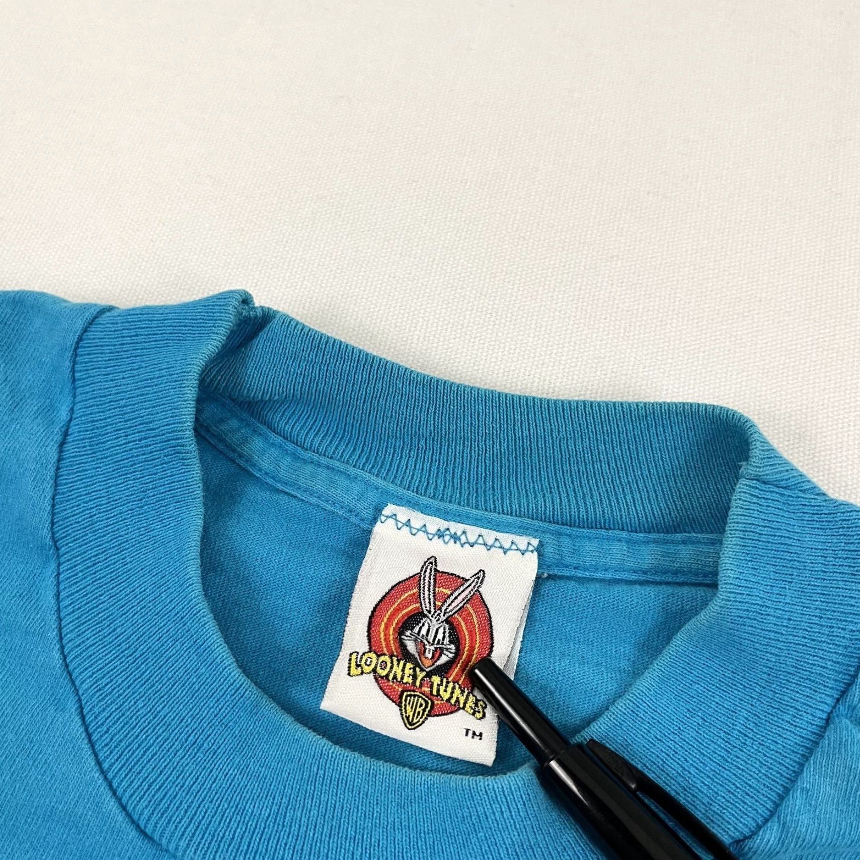 Vintage VTG Tasmanian Devil Shirt Unisex Adults S Blue Do You Have A Problem Looney Tunes Graphic Print Vintage 90s Men Women Shirt Size US S / EU 44-46 / 1 - 4 Thumbnail