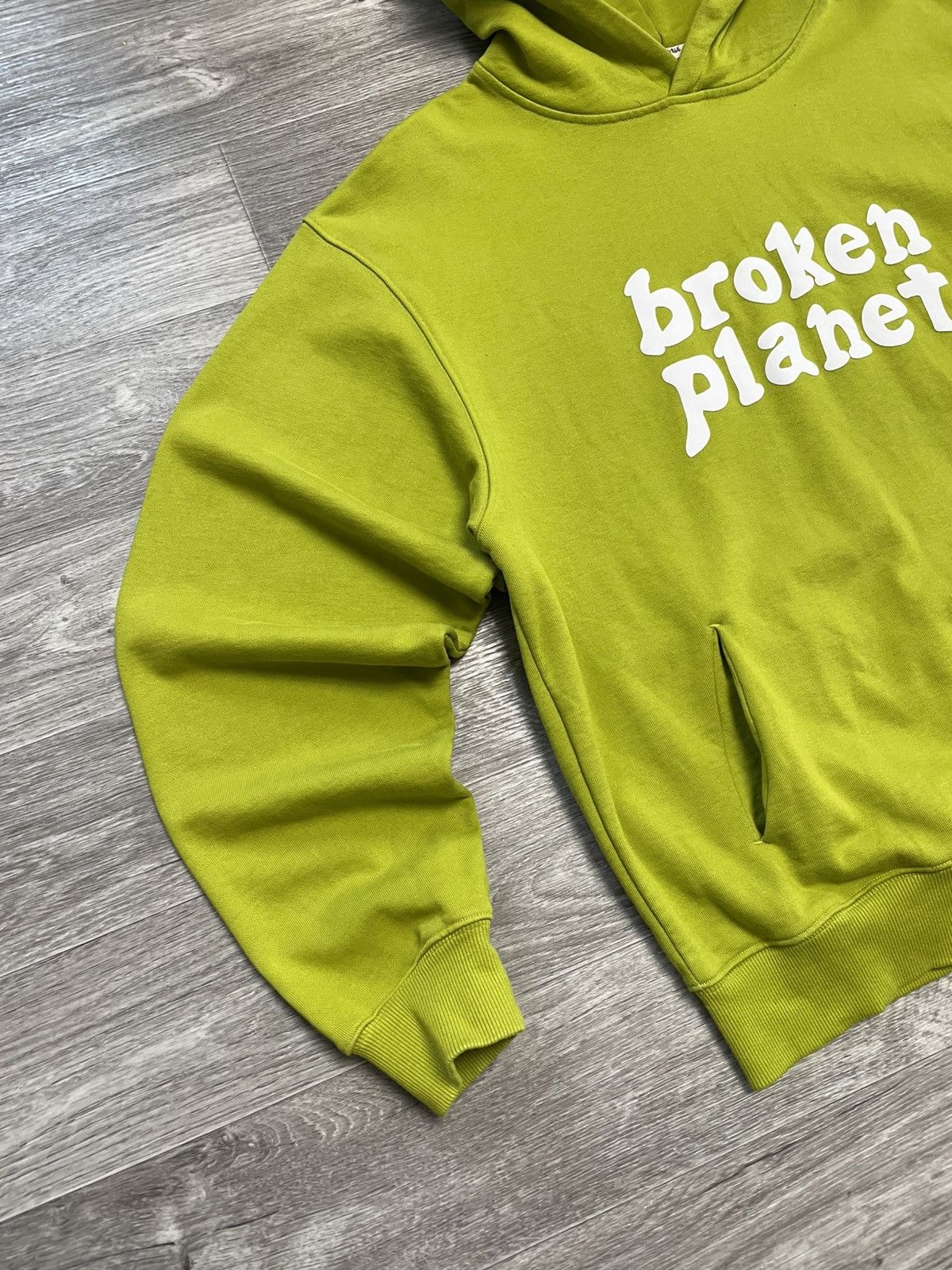 Broken Planet Broken Planet Moss Green Hoodie Y2K Size US XL / EU 56 / 4 - 4 Thumbnail