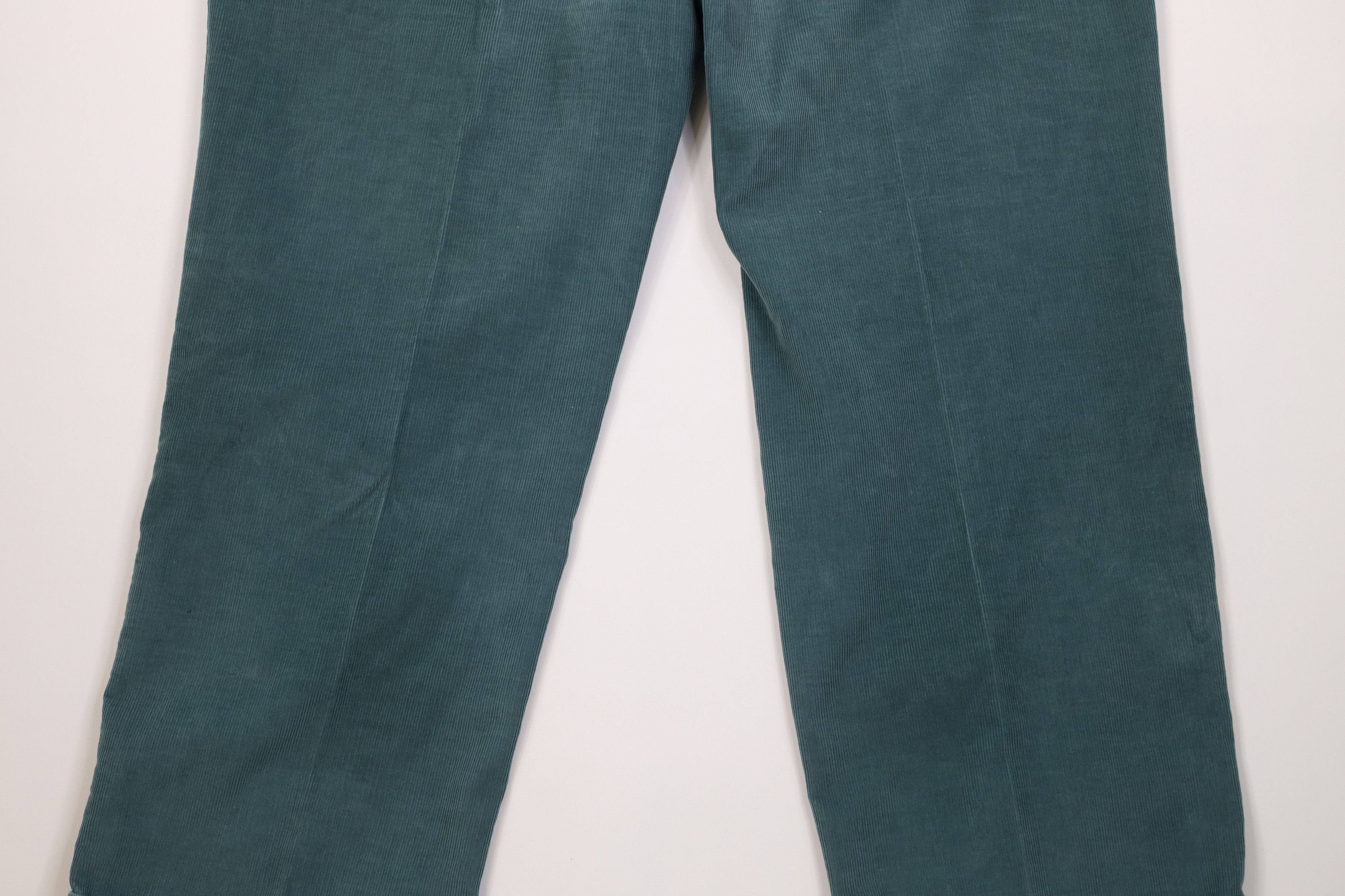 Vintage 70s Lands End Wide Leg Corduroy Chino Pants USA