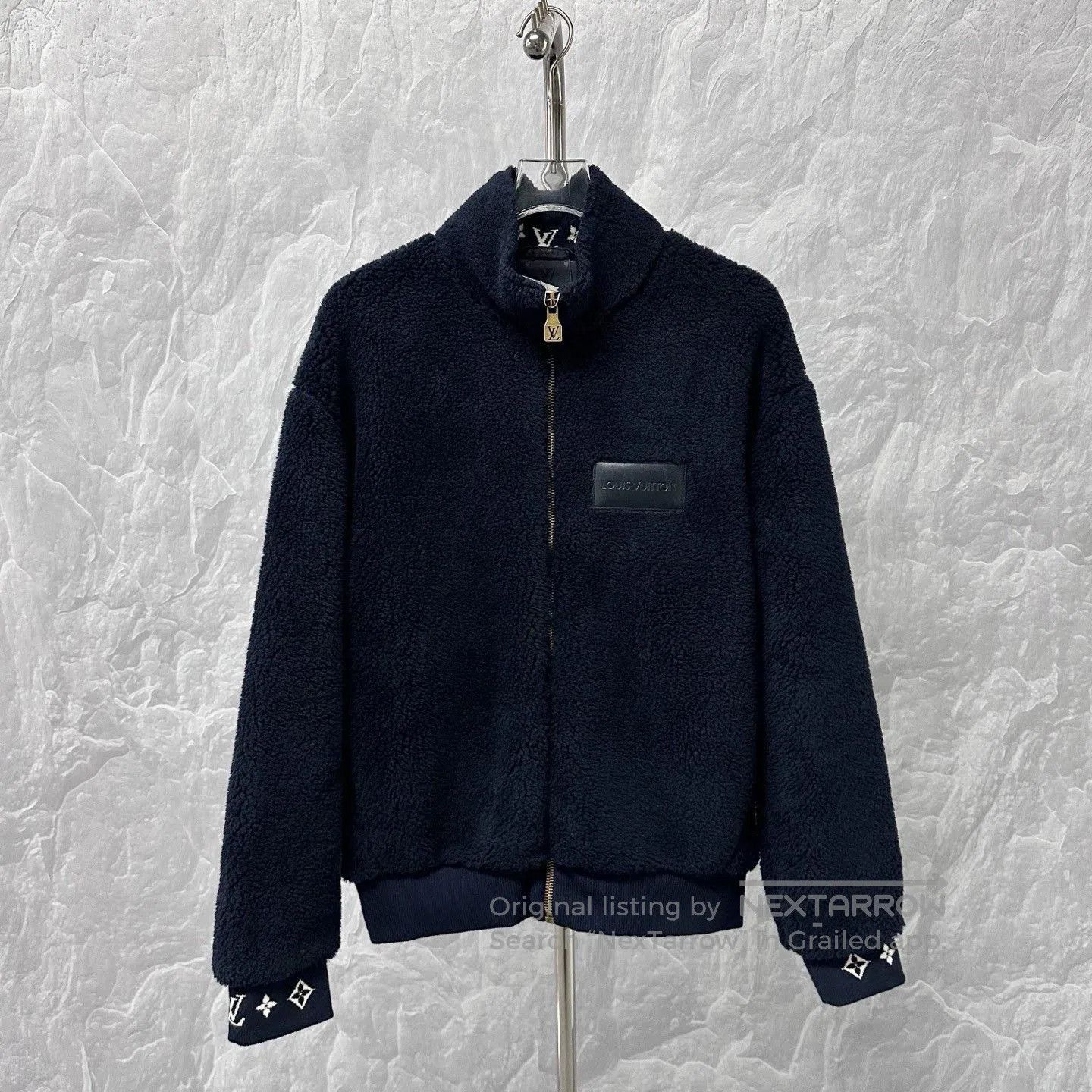 Louis Vuitton Louis Vuitton FW25 Stand Collar Teddy Zip Jacket. Size US XL / EU 56 / 4 - 1 Thumbnail
