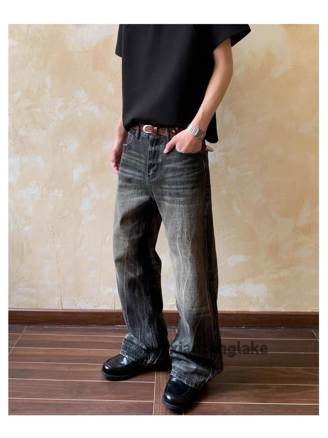 Jean ltx vintage washed faded cleanfit loose baggy jeans Size US 28 / EU 44 - 4 Thumbnail