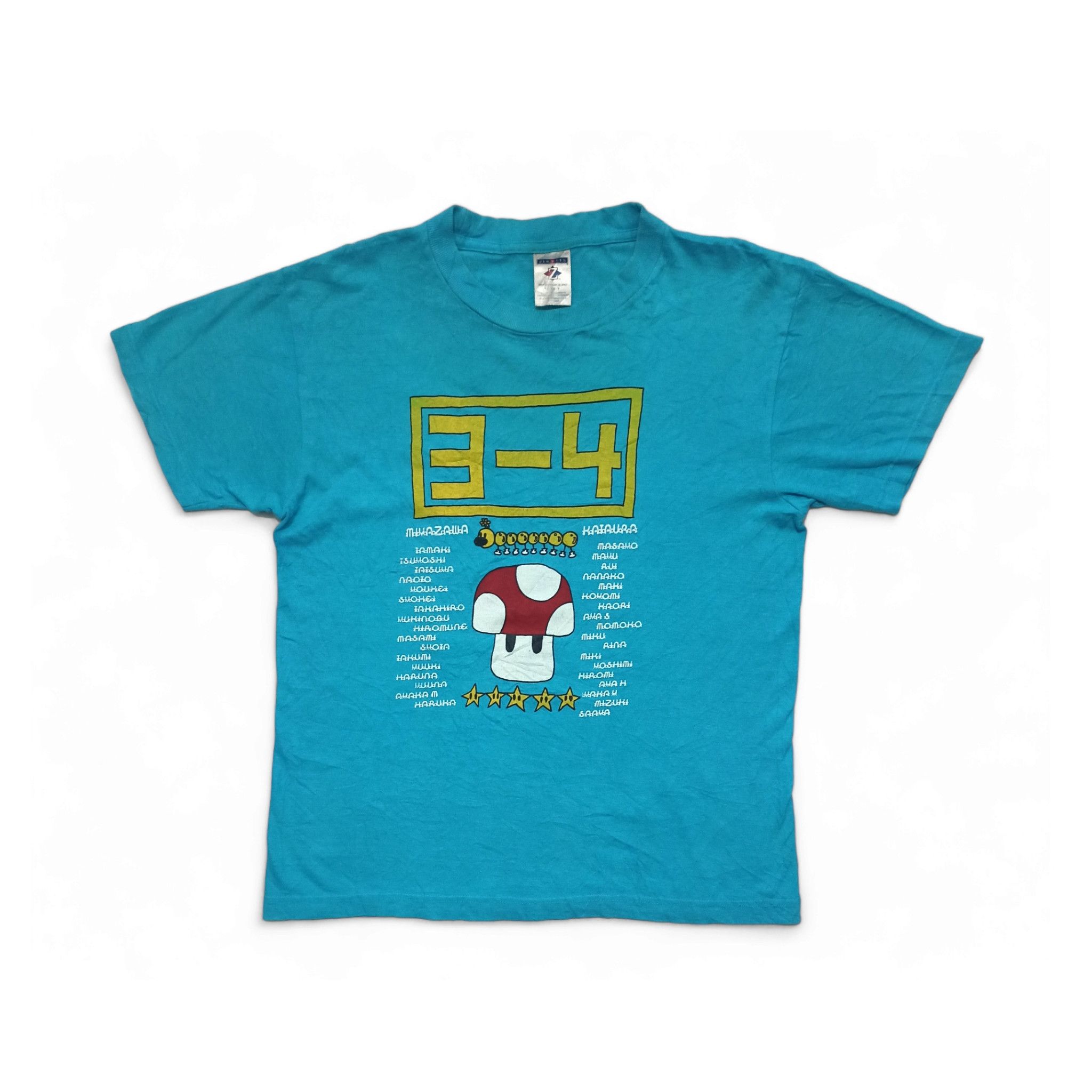 Vintage Vintage 00s 50/50 Super Mario Bros & Toad Jerzees Shirt Size US S / EU 44-46 / 1 - 1 Thumbnail
