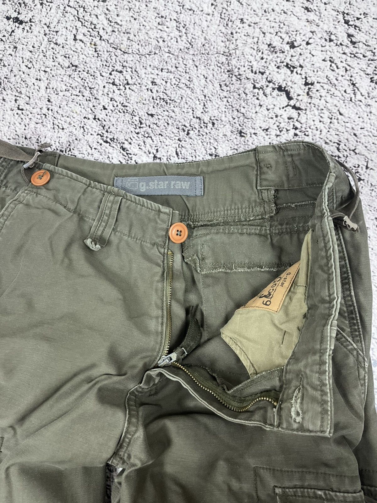 G-Star Vintage Gstar Cargo Pants Y2K Fit Style Size US 32 / EU 48 - 9 Thumbnail