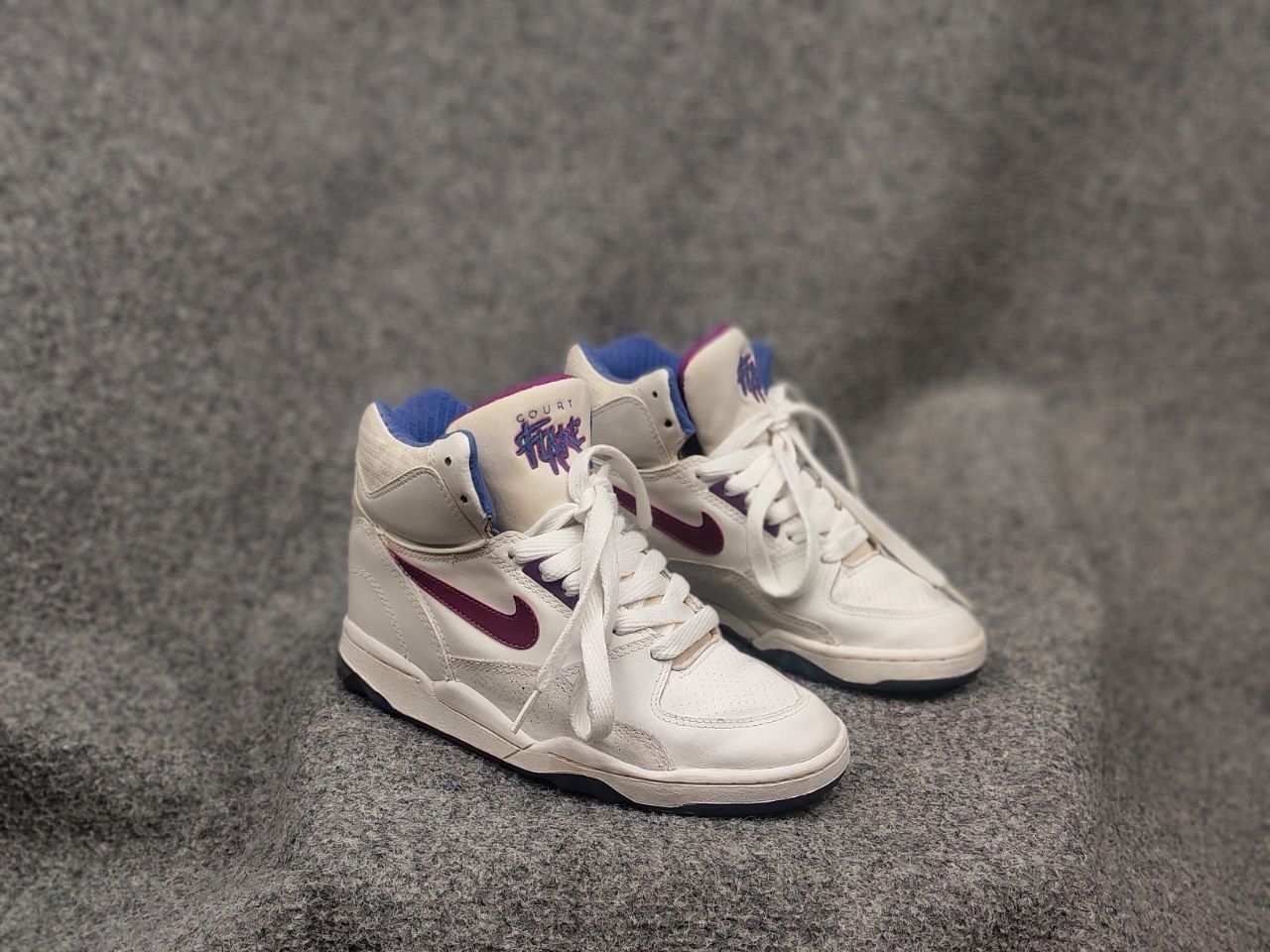 Nike Rare Vintage Original 90's Nike court flare Hi top sneakers Size US 8 / IT 38 - 5 Thumbnail