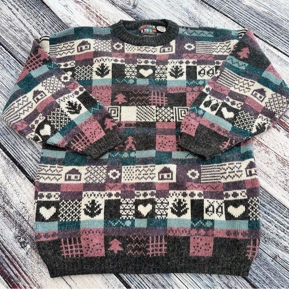 Vintage Vintage Paris Sport Club “Hearts and Home” Patchwork Style K Size M / US 6-8 / IT 42-44 - 2 Thumbnail