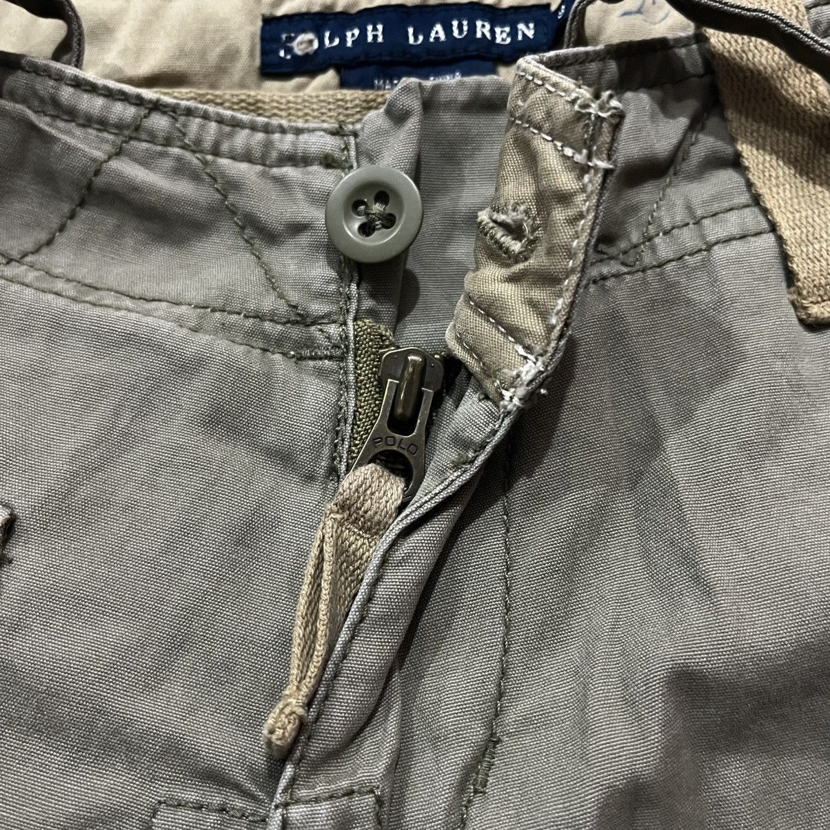 Ralph Lauren 2000’s RALPH LAUREN PARATROOPER DOUBLE KNEE 3D CARGO PANTS Size US 32 / EU 48 - 4 Thumbnail