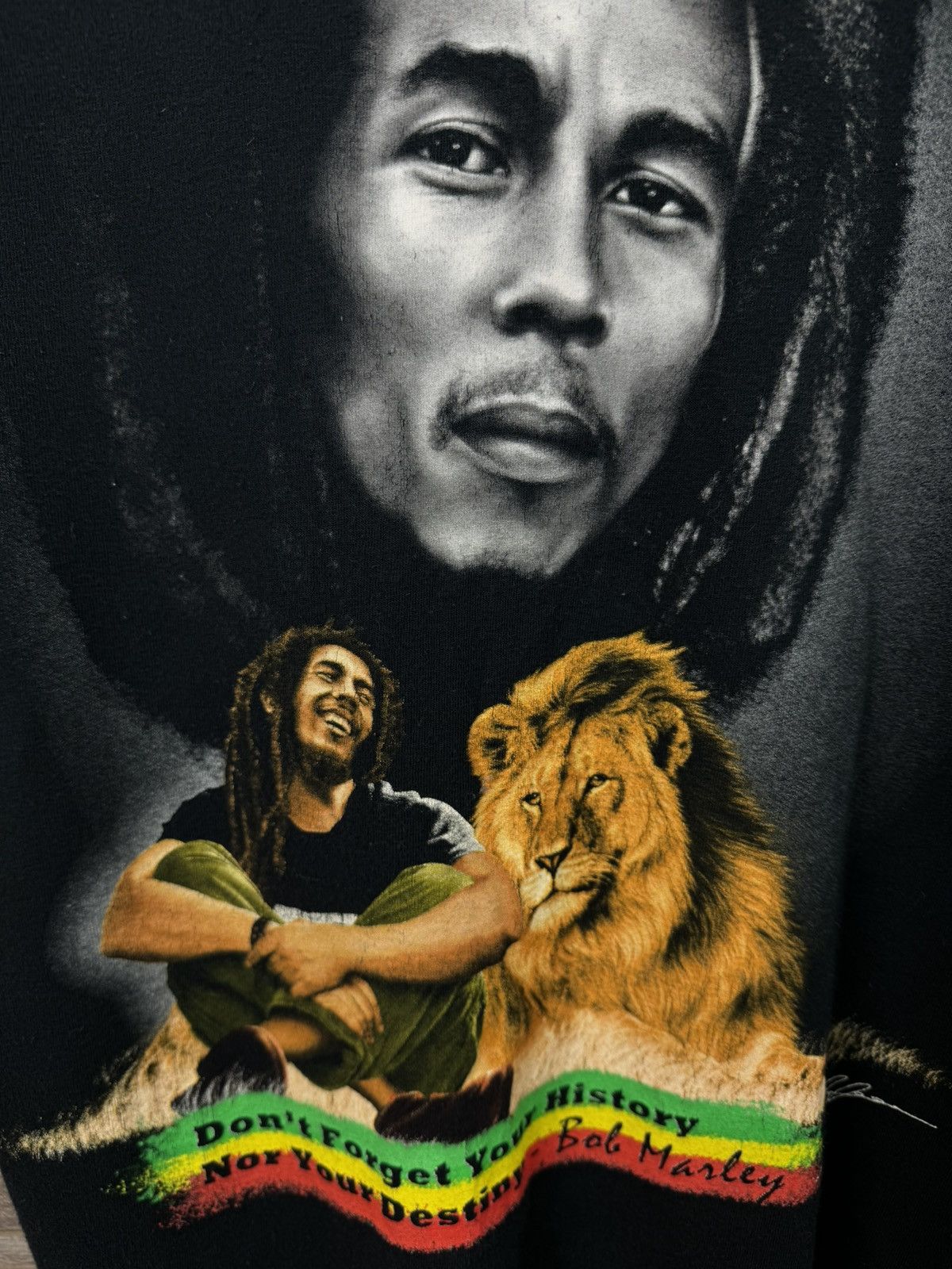 Vintage BOB MARLEY RASTA TEE T-SHIRT SIZE M Size US M / EU 48-50 / 2 - 4 Thumbnail