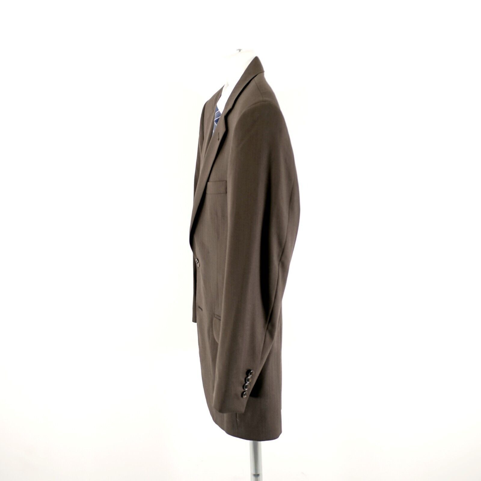 Jos. A. Bank Jos A Bank Signature Wool Herringbone 2 Button Blazer 38R Br Size 38R - 6 Thumbnail