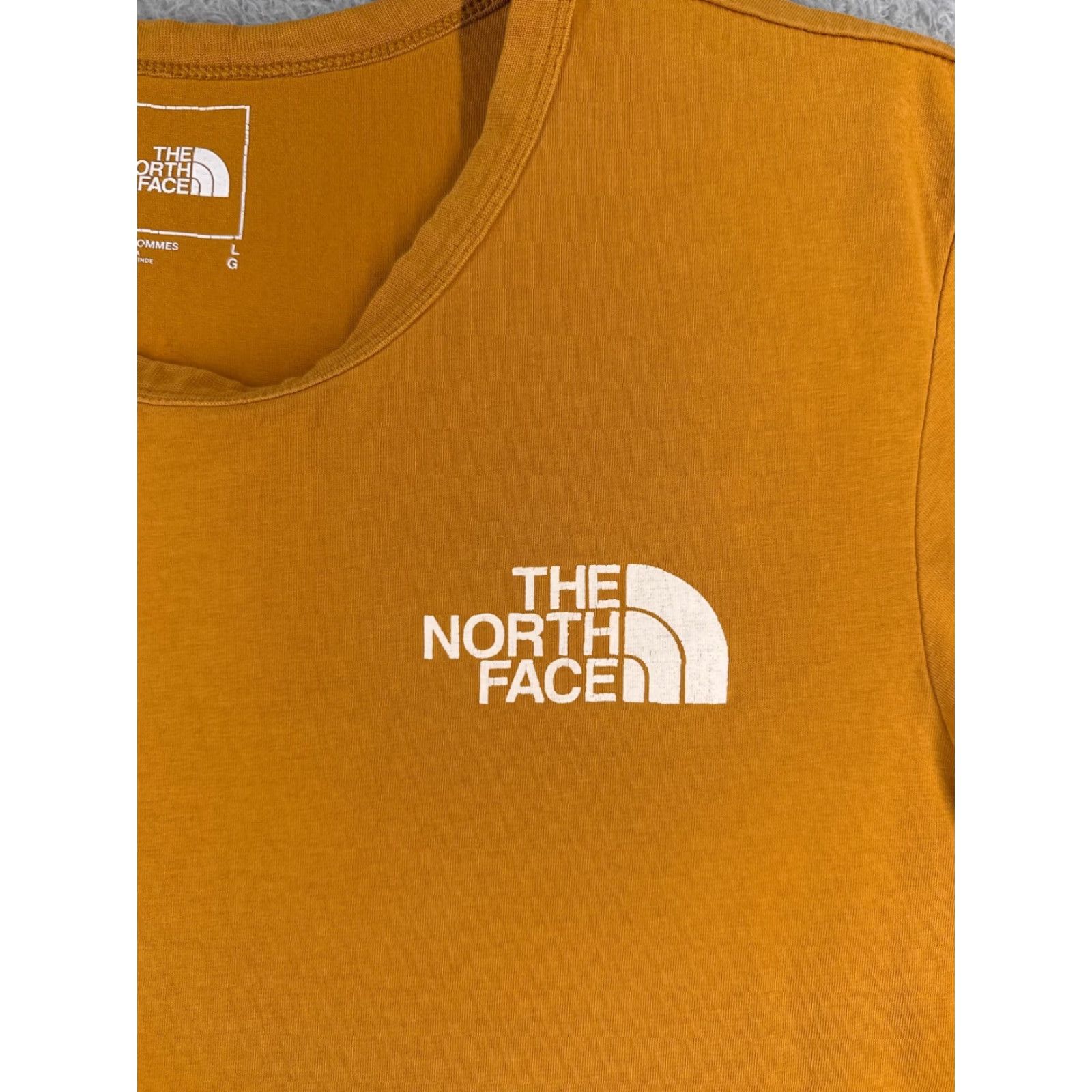 The North Face The North Face Shirt Men L Yellow Floral Poly Blend Jersey Crew Neck Short Sleeve All Seasons Breathable Logo Vintage: No Size US L / EU 52-54 / 3 - 6 Thumbnail