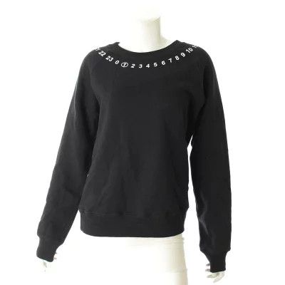 Maison Margiela oc11z1225 Logo Sweatshirt in Black Size XL / US 12-14 / IT 48-50 - 1 Thumbnail