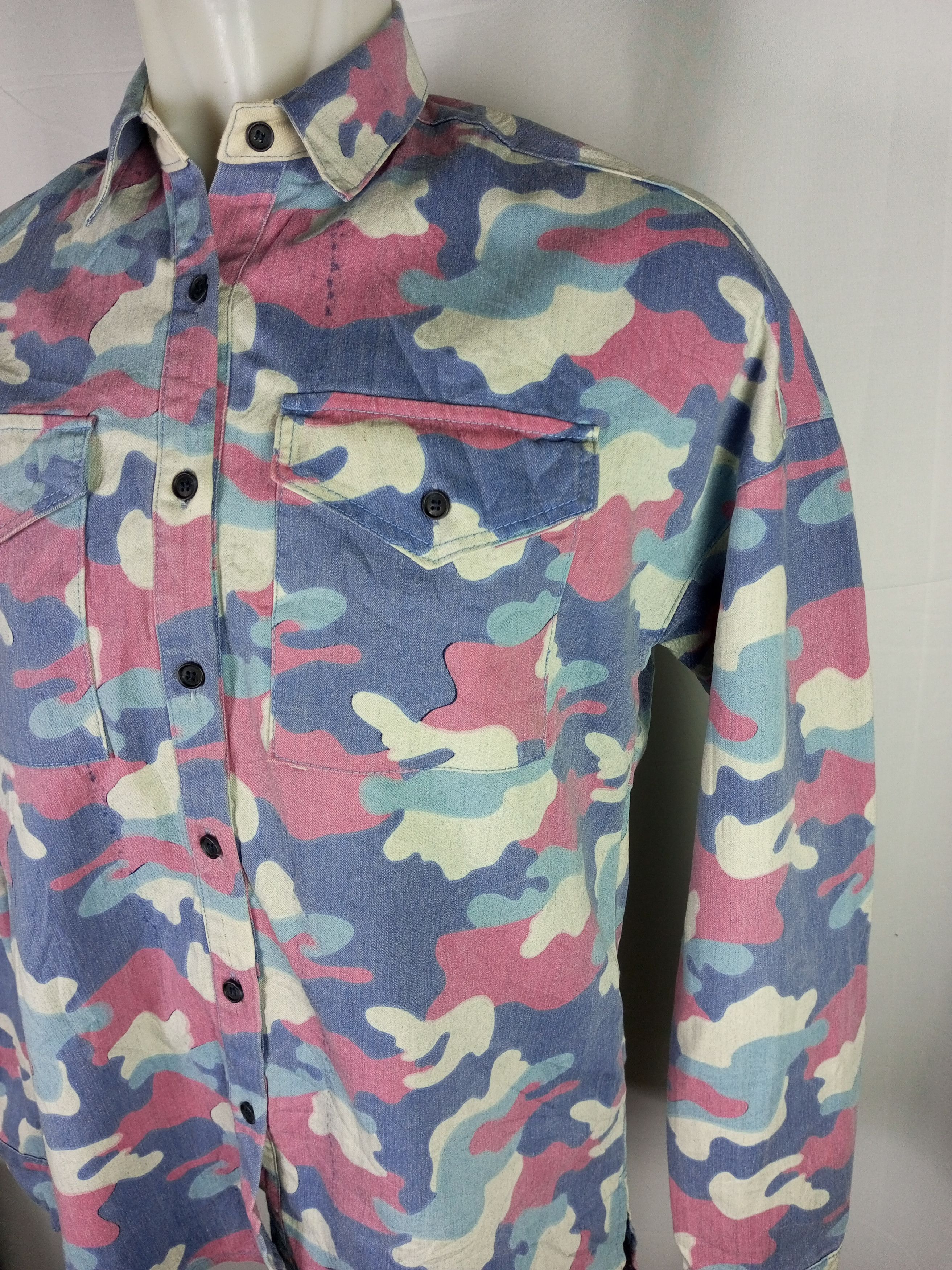 Japanese Brand Jolichiot multi colour camo street wear bape style Size US M / EU 48-50 / 2 - 2 Thumbnail