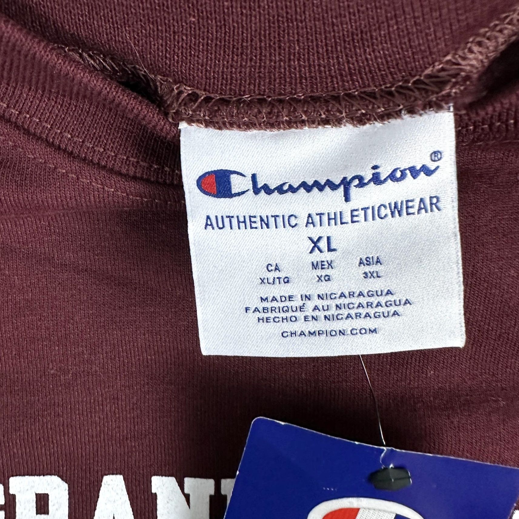 Champion Champion Sweatshirt Mens XL Maroon USMC 4th Battalion Parris Island Crewneck Shirt Adult XL Red Graphic Print USA Patriotic Marine Logo Mens Size US XL / EU 56 / 4 - 4 Thumbnail