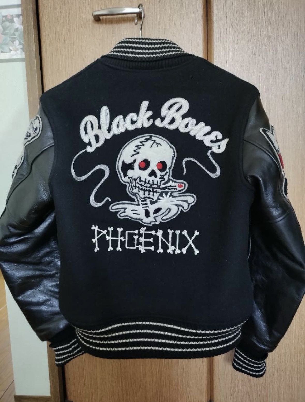 Other Whitesville Black Bones varsity jacket chrome h Size US S / EU 44-46 / 1 - 3 Thumbnail