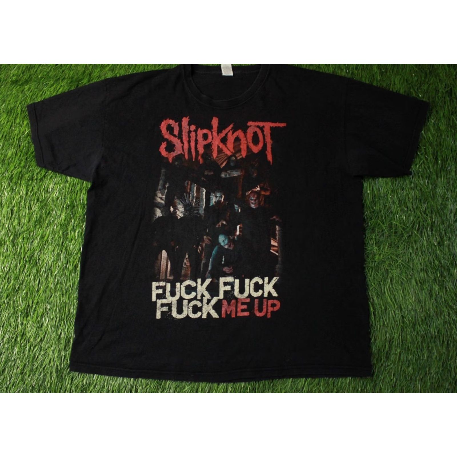 Vintage NIKE Slipknot shirt? No, Amplified SLIPKNOT Shirt Men XXL Black 100% Cotton Short Sleeve T-Shirt Dont Waste Me Fuckin Time Size US XXL / EU 58 / 5 - 2 Thumbnail