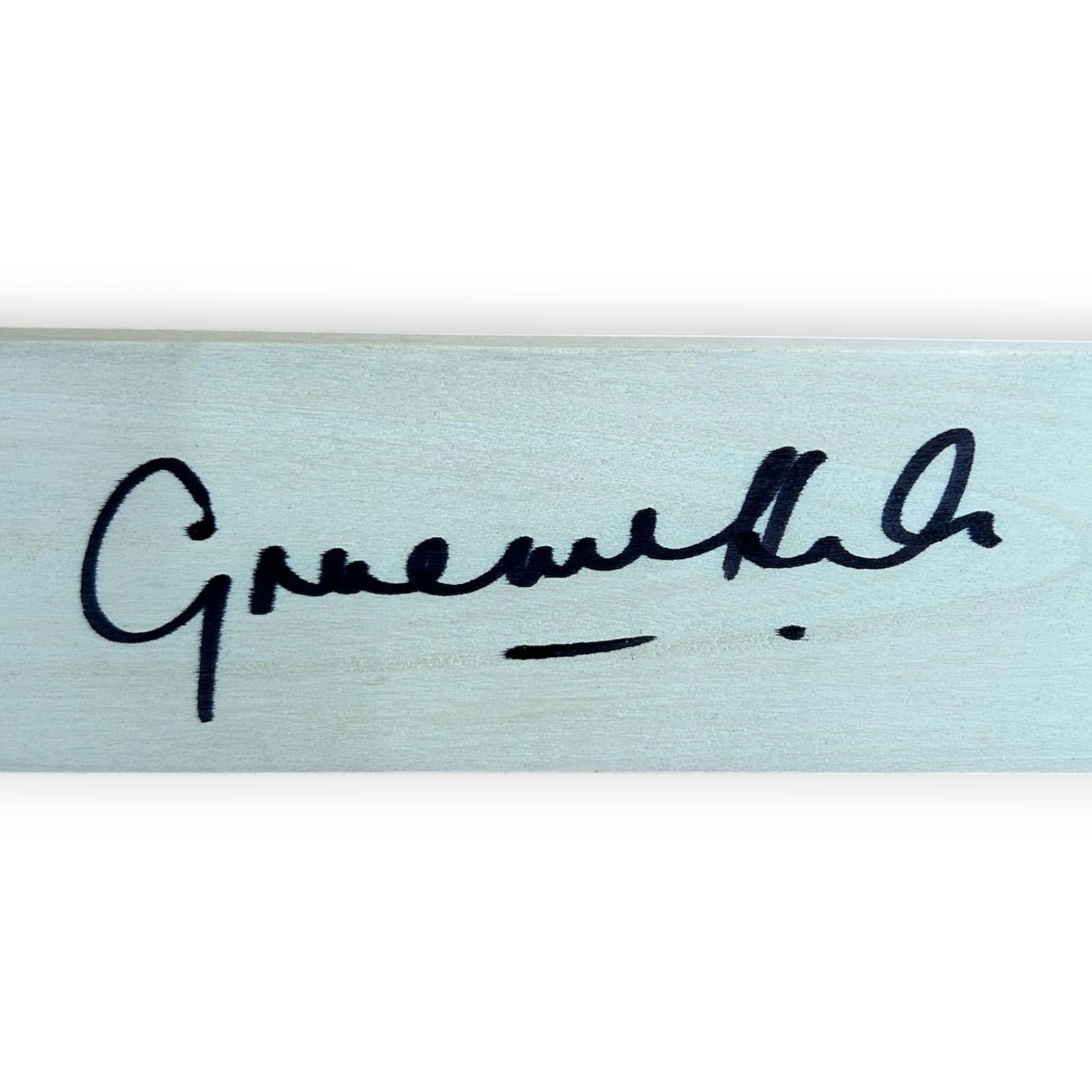 Designer 2 x Hand Signed Graeme Hick Mini Cricket Bats (F21) Size ONE SIZE - 4 Thumbnail