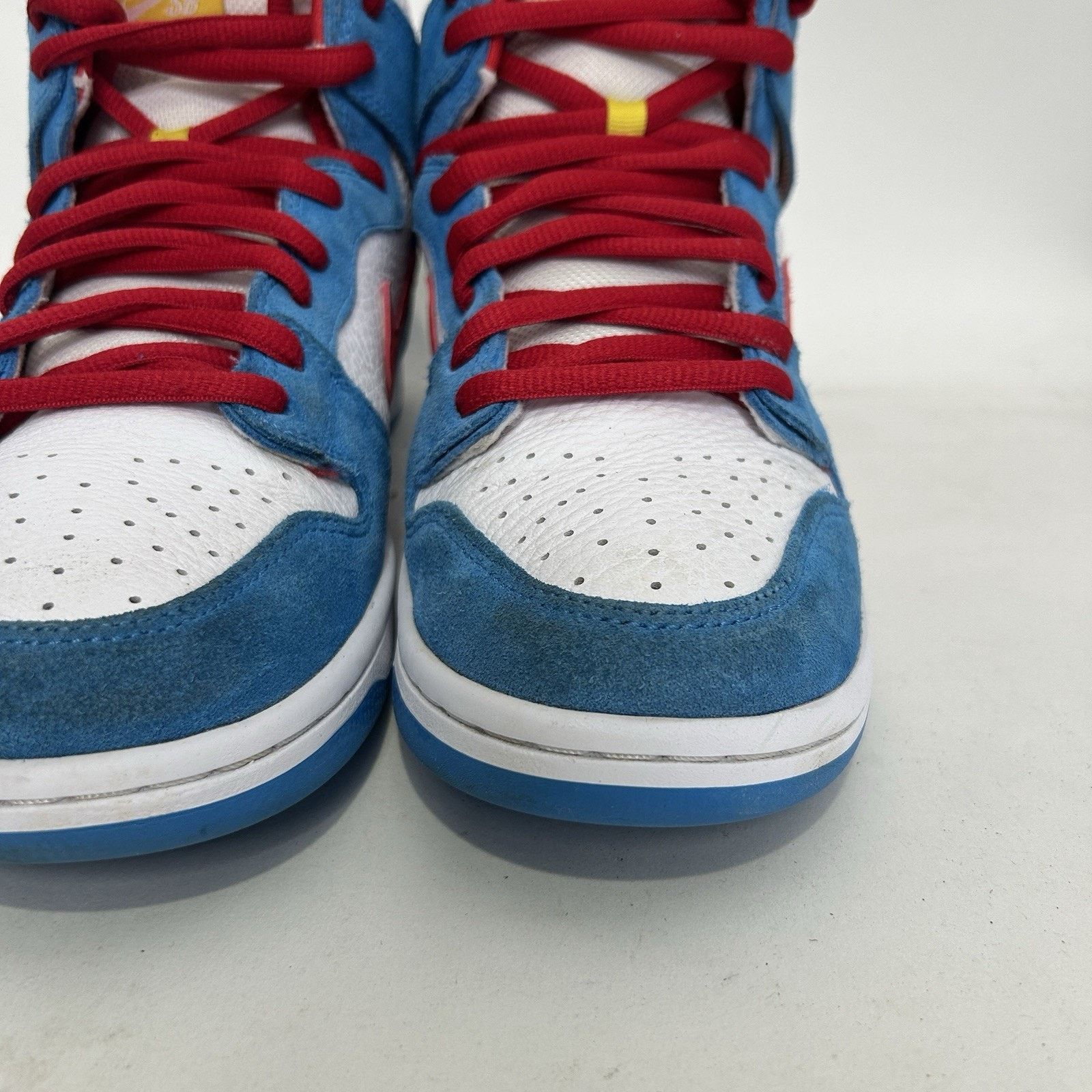 Nike Nike SB Dunk High Pro ISO “Doraemon/Light Photo Blue Red” Size US 9.5 / EU 42-43 - 8 Thumbnail
