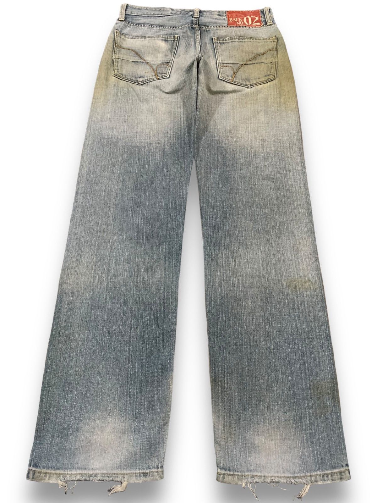 Japanese Brand × KMRii × Yasuyuki Ishii Vintage Japanese Brand Rusty Blue Washed Distressed Jeans Size US 30 / EU 46 - 2 Thumbnail