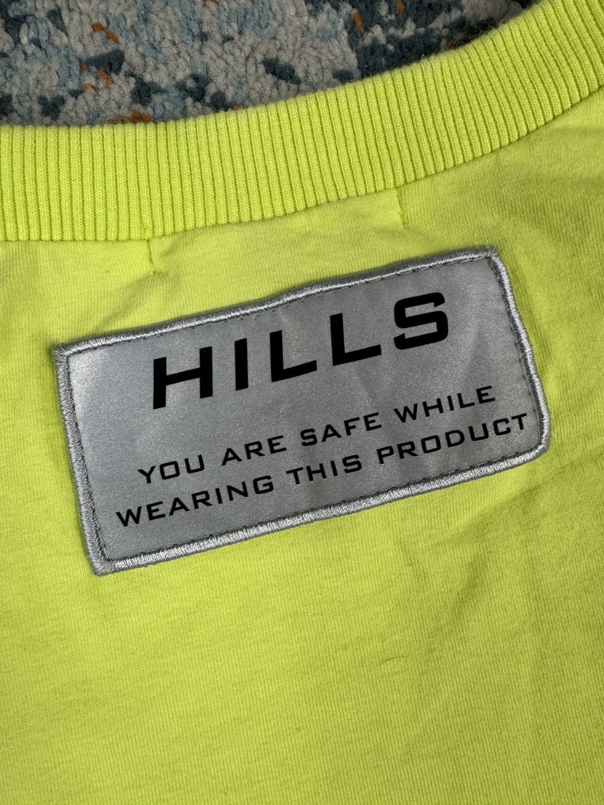 Other Hills safety first reflective neon fluo green yellow tee Size US L / EU 52-54 / 3 - 7 Thumbnail