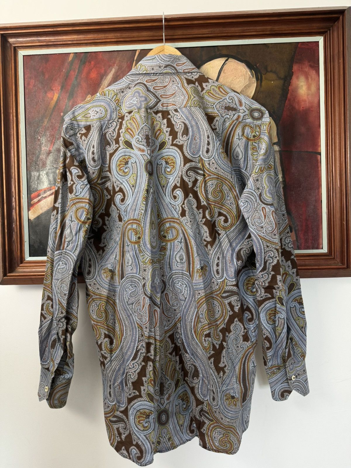 Etro Etro Milano Paisley button down shirt Vintage Casual Rare Size US S / EU 44-46 / 1 - 2 Thumbnail