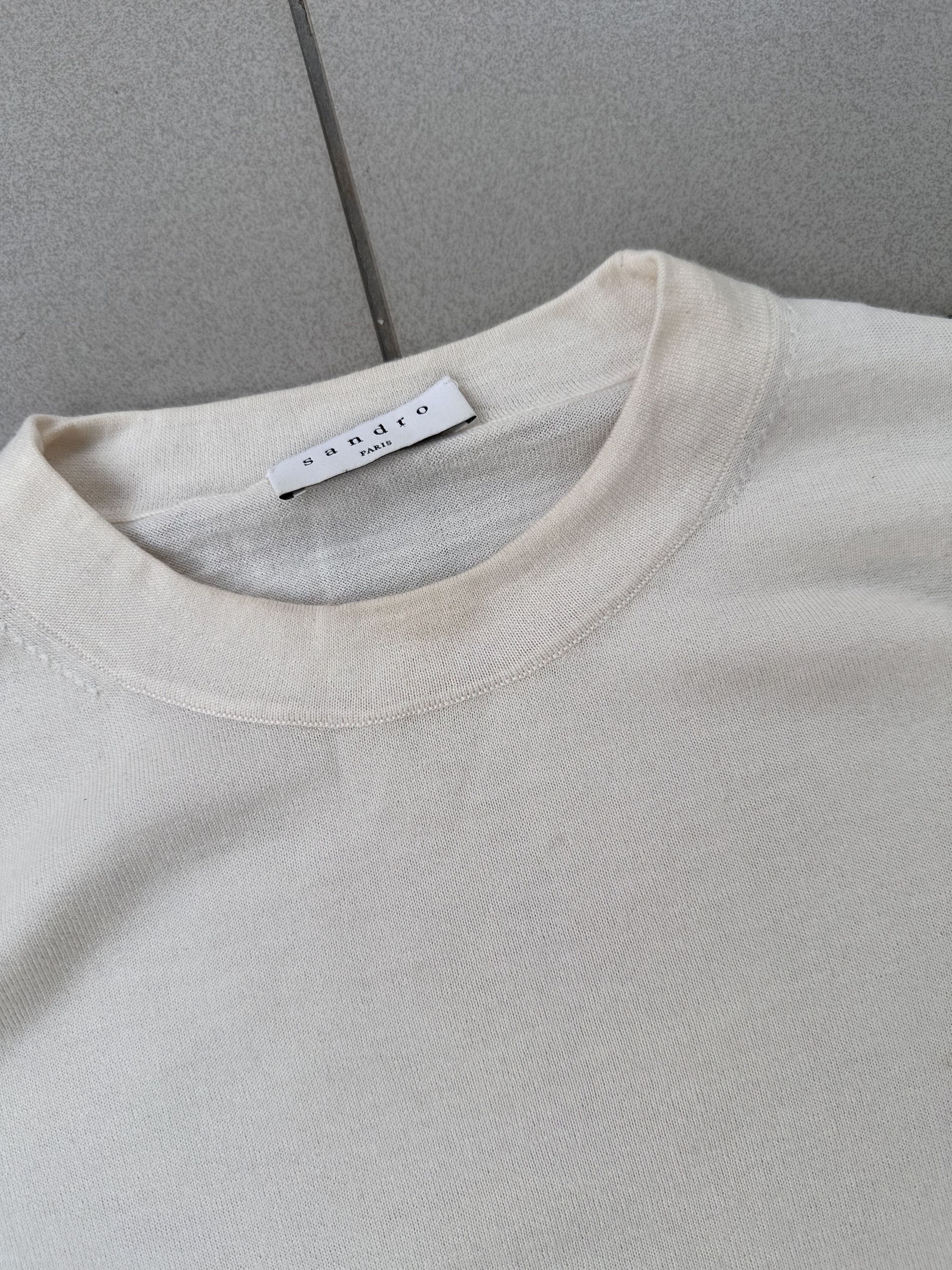 Sandro Sandro Paris men merino wool sweater Size US S / EU 44-46 / 1 - 5 Thumbnail