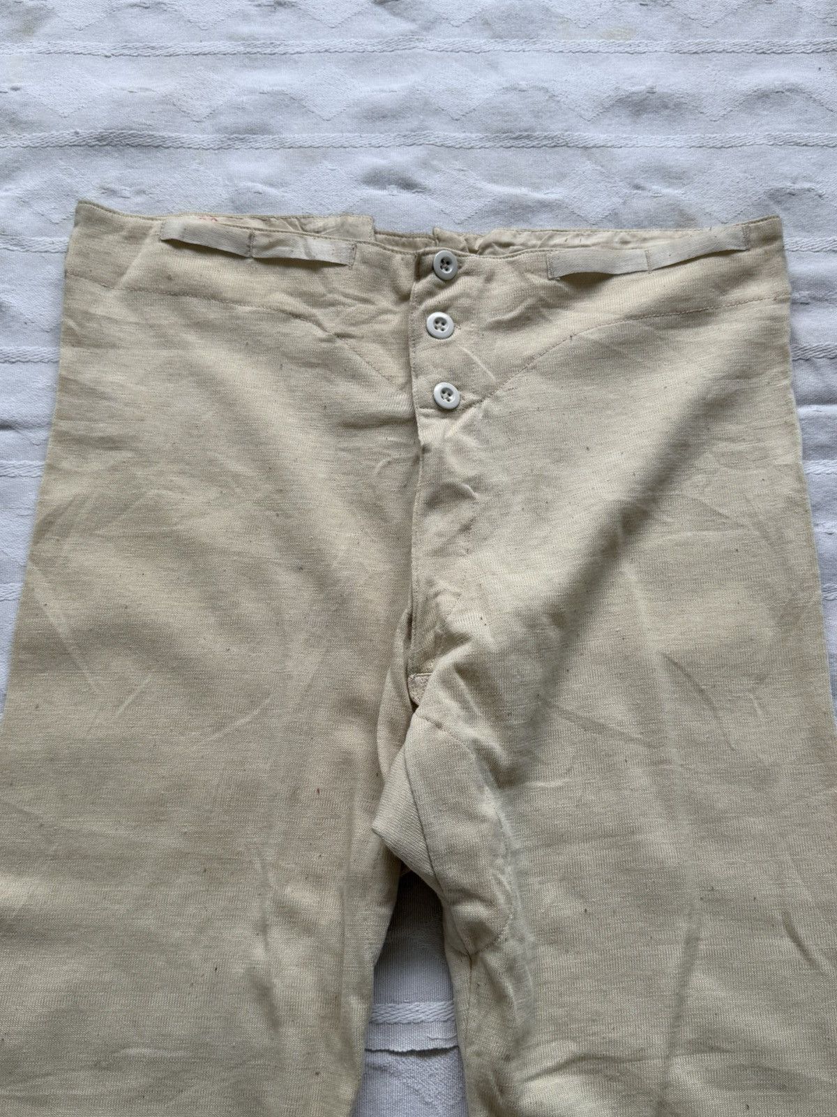 Vintage Vintage 1951 Dated French Military Underwear Thermal Pants Size US 32 / EU 48 - 2 Thumbnail