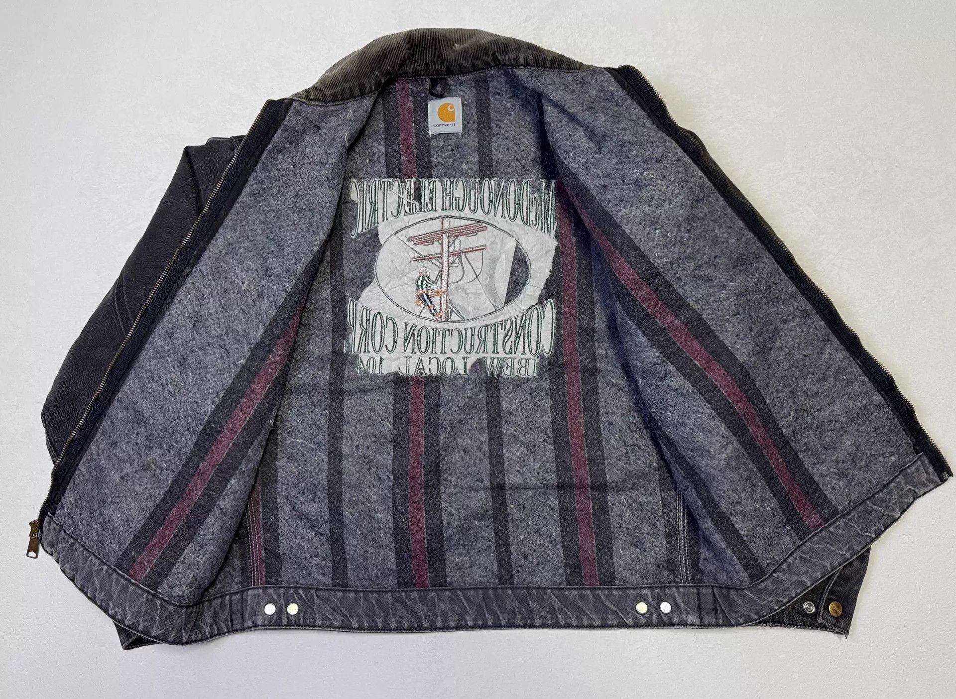 Carhartt Vintage Carhartt J01 Detroit Jacket Black 40/M Size US M / EU 48-50 / 2 - 4 Thumbnail