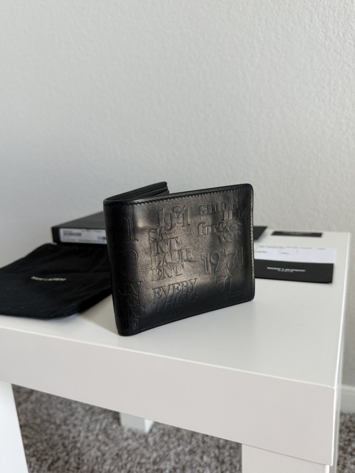 Yves Saint Laurent YSL Wallet Yves Saint Laurent “Smoking Forever” Rare Wallet Size ONE SIZE - 11 Thumbnail