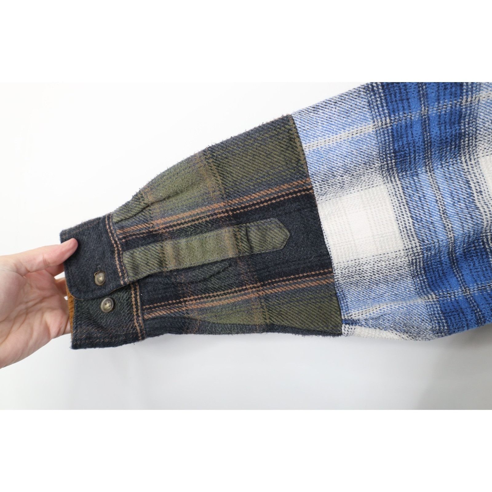Vintage Vintage 90s Y2K Streetwear Custom Made Flannel Shirt Dress Size L / US 10 / IT 46 - 10 Thumbnail