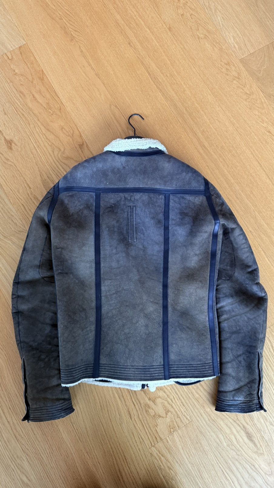 Rick Owens Rick Owens AW ‘17 Glitter Shearling Leather Jacket Size US M / EU 48-50 / 2 - 4 Thumbnail
