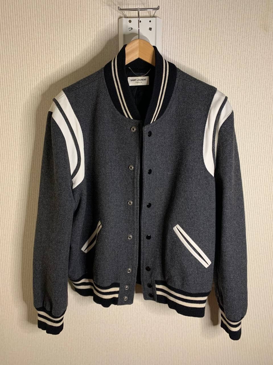 Saint Laurent Paris FW17 Teddy Bomber Size US L / EU 52-54 / 3 - 3 Thumbnail