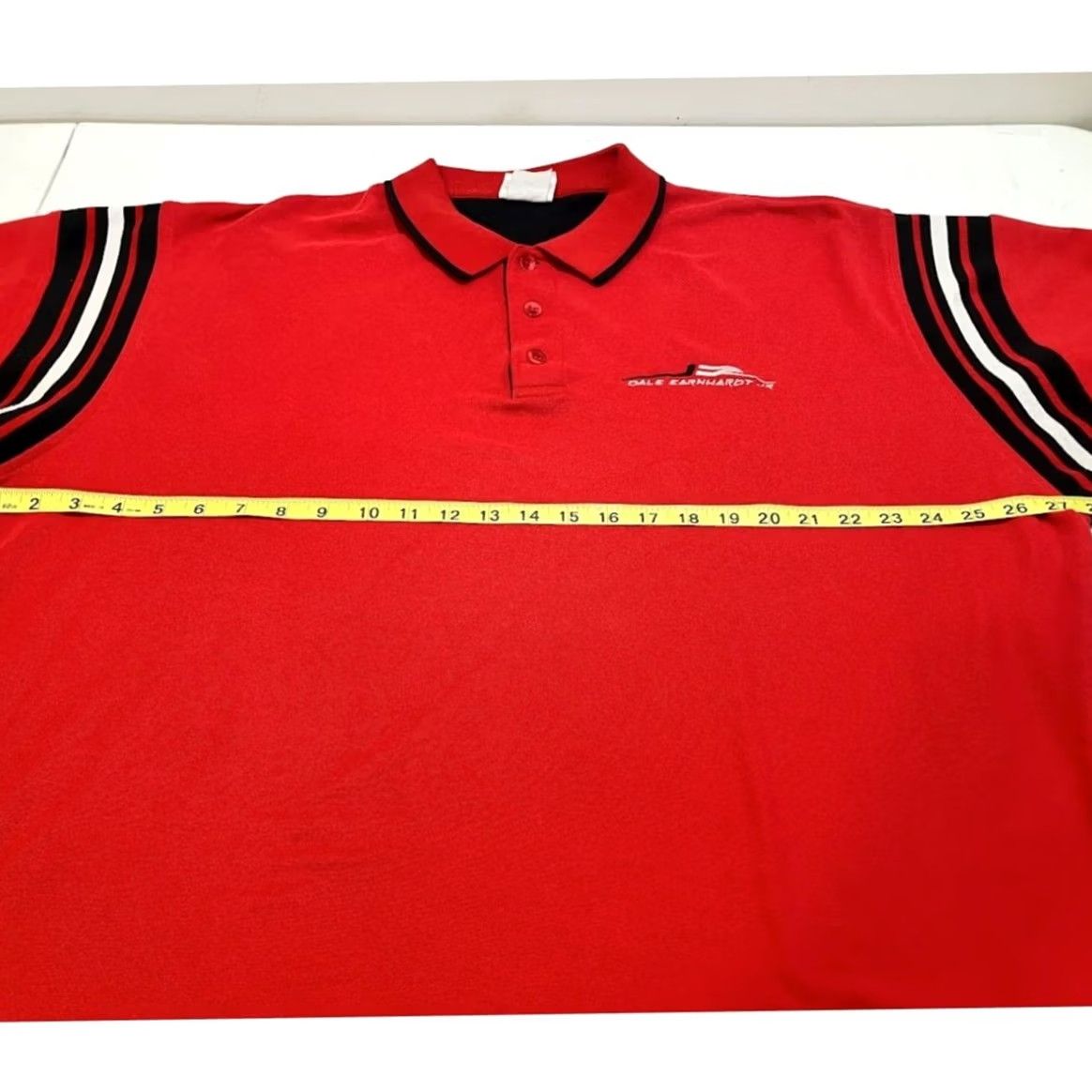 Chase Authentics VINTAGE NASCAR Dale Earnhardt Jr #8 Red Embroidered Polo Shirt Short Sleeve XXL Polo Mens Nascar Embroidered Logo 2XL Size US XXL / EU 58 / 5 - 5 Thumbnail