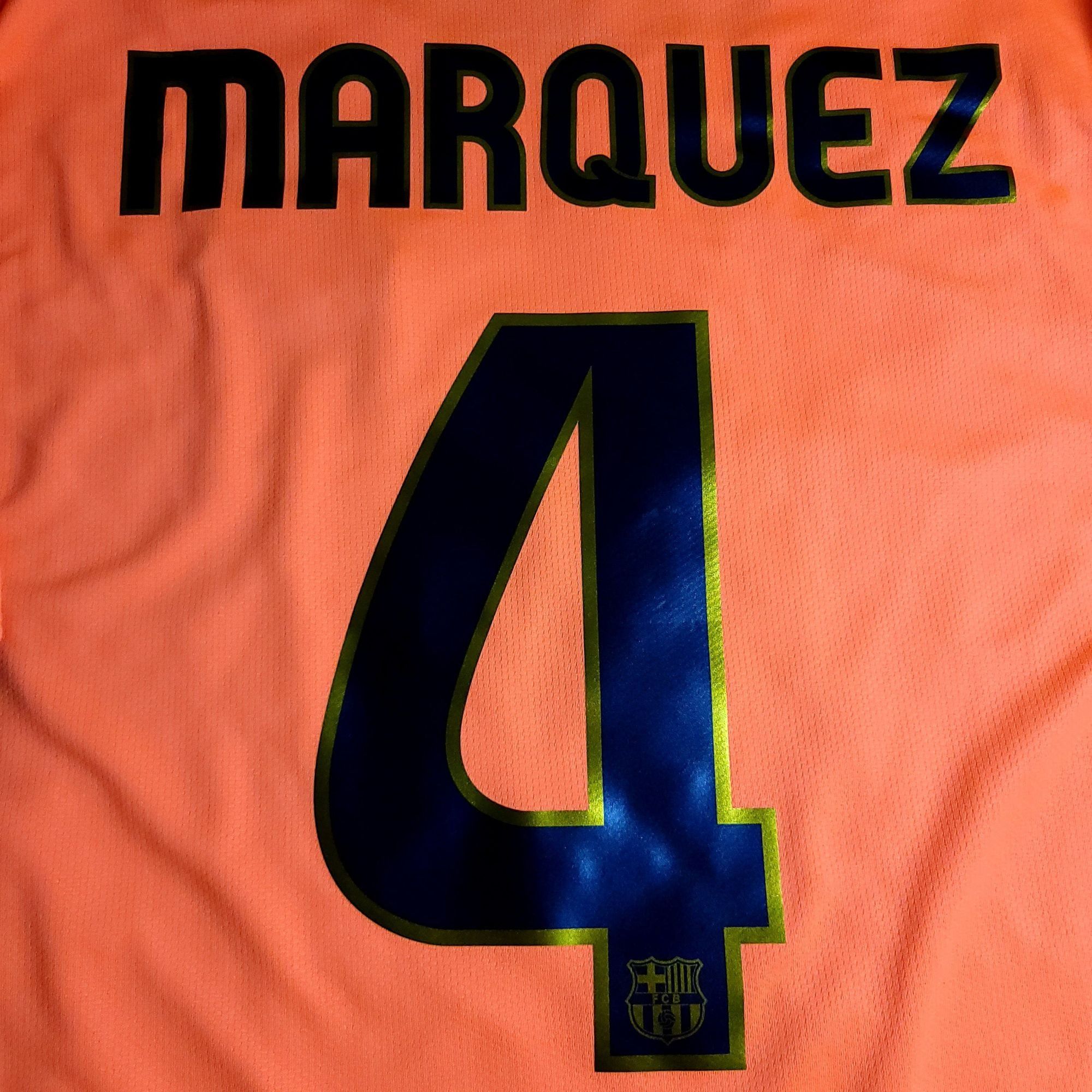 Nike Marquez Barcelona 2009 2010 Away Soccer Jersey Shirt XL Size US XL / EU 56 / 4 - 3 Thumbnail