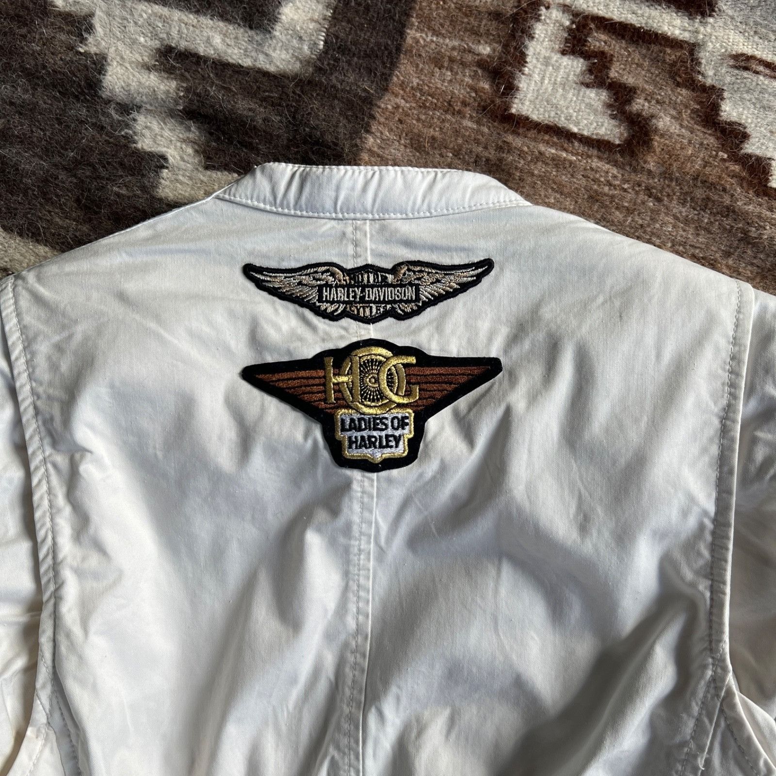 Harley Davidson Harley Davidson Y2K Biker Moto Jacket 9933AC Size XS / US 0-2 / IT 36-38 - 5 Thumbnail