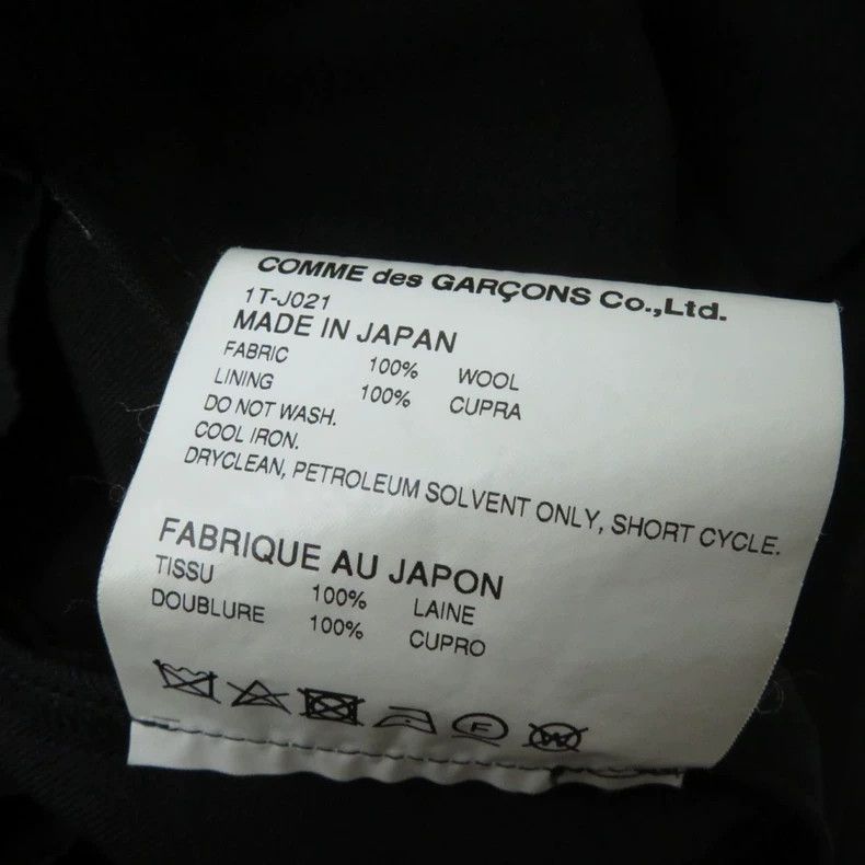 Comme des Garcons Comme Des Garcons Black Retro Design Long Jacket Size XL / US 12-14 / IT 48-50 - 9 Thumbnail
