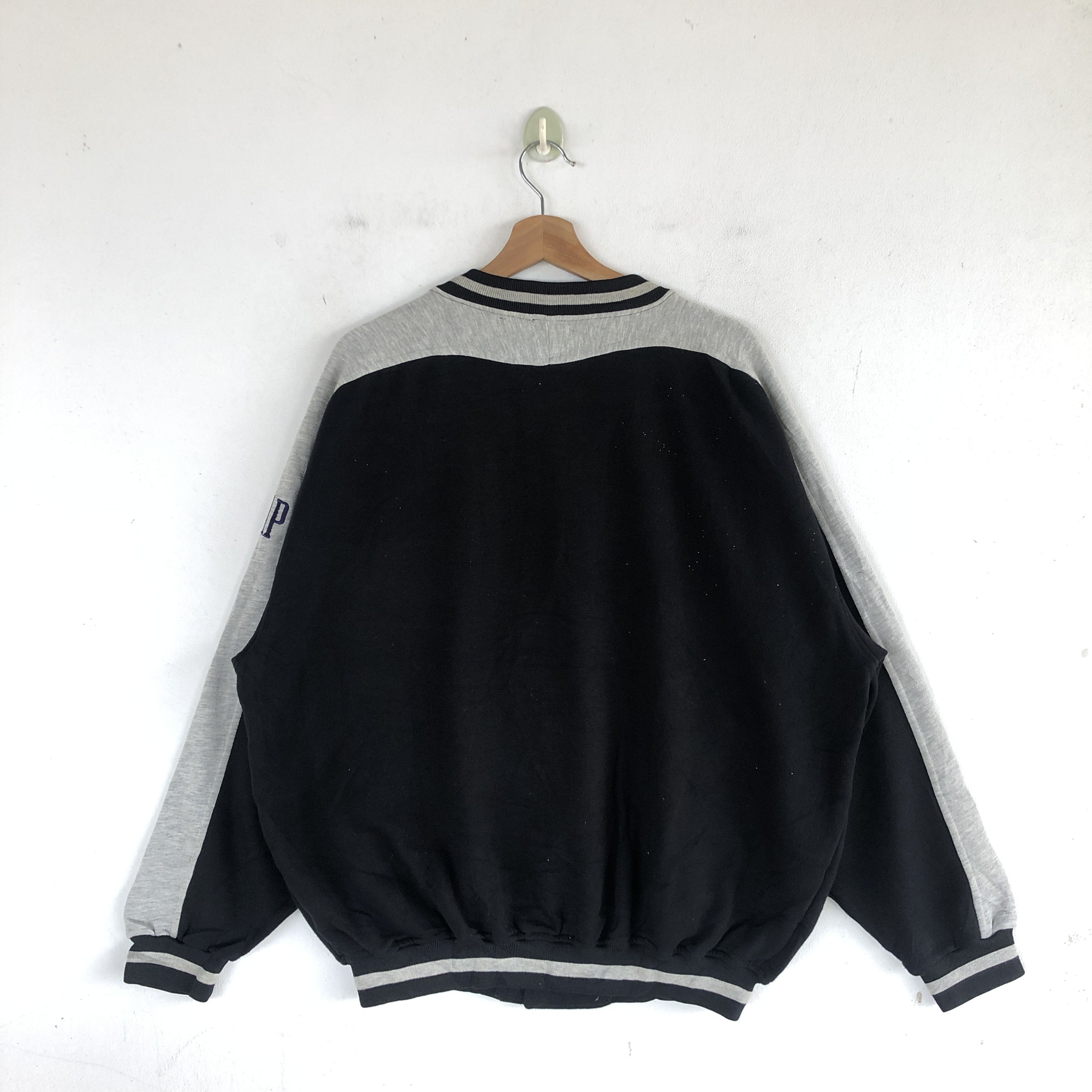 Gap × Vintage Vintage Y2K GAP Varsity Sweater Button Up Sweatshirt Size US L / EU 52-54 / 3 - 2 Thumbnail