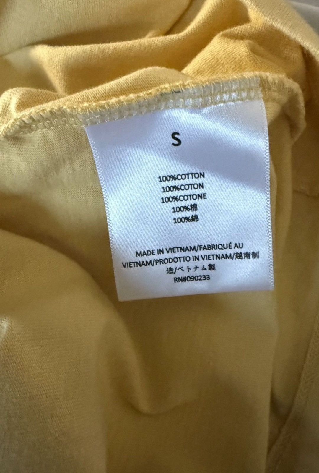 Essentials [2] FOG Essential Shirts - Yellow & Gray - Sz. S Size US S / EU 44-46 / 1 - 7 Thumbnail