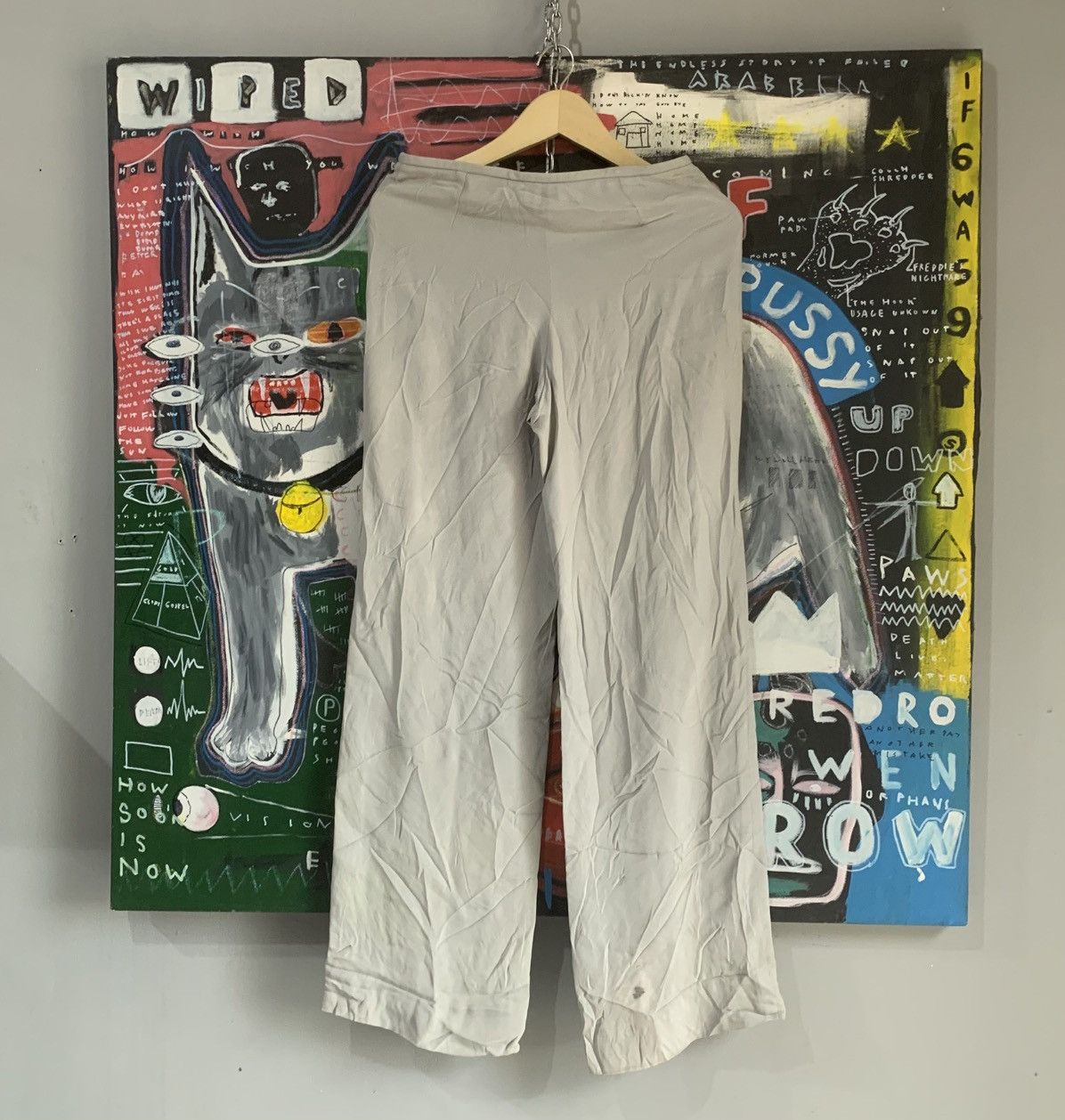 Armani Collezioni Vintage Armani Collezioni Women’s Casual Pants LongPants Size 38" / US 16 / IT 52 - 9 Thumbnail