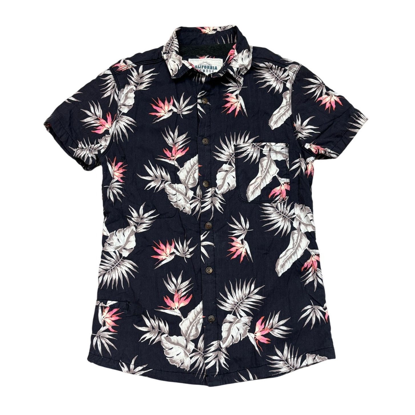 Other California Cowboy High Water Fleece Lined Hawaiian Shirt Sm Size US S / EU 44-46 / 1 - 1 Thumbnail