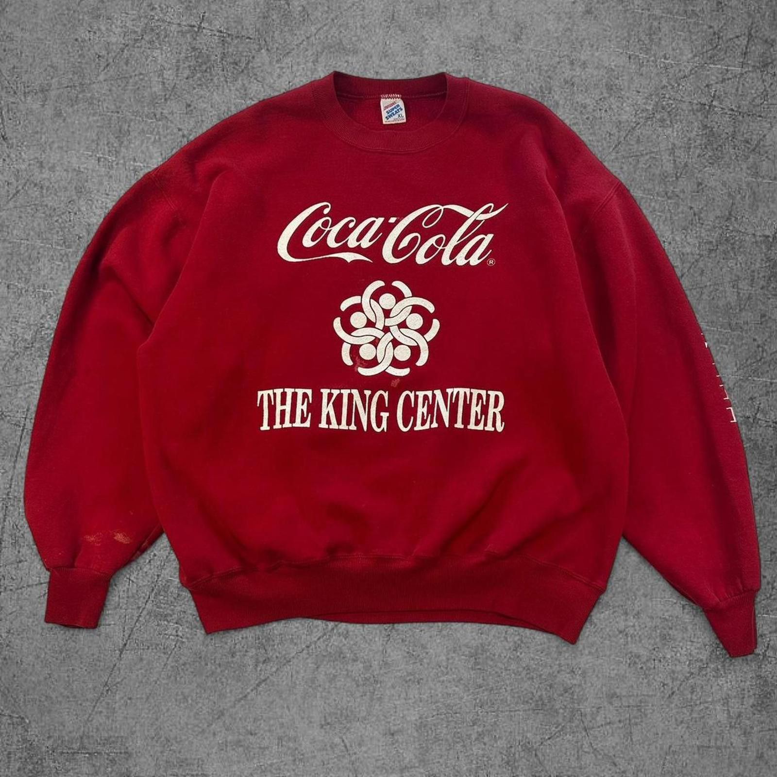 Coca Cola 90s Coca Cola King Centre Crewneck Size US XL / EU 56 / 4 - 1 Thumbnail