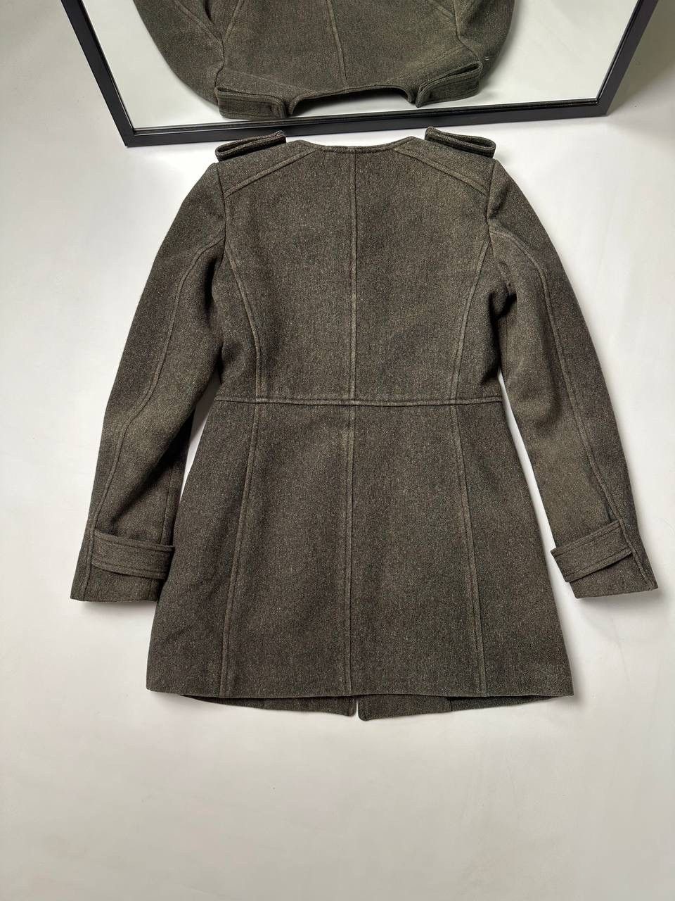 Isabel Marant Isabel Marant Design Sun Faded Wool Coat’s Army 38 Size Size ONE SIZE - 2 Thumbnail